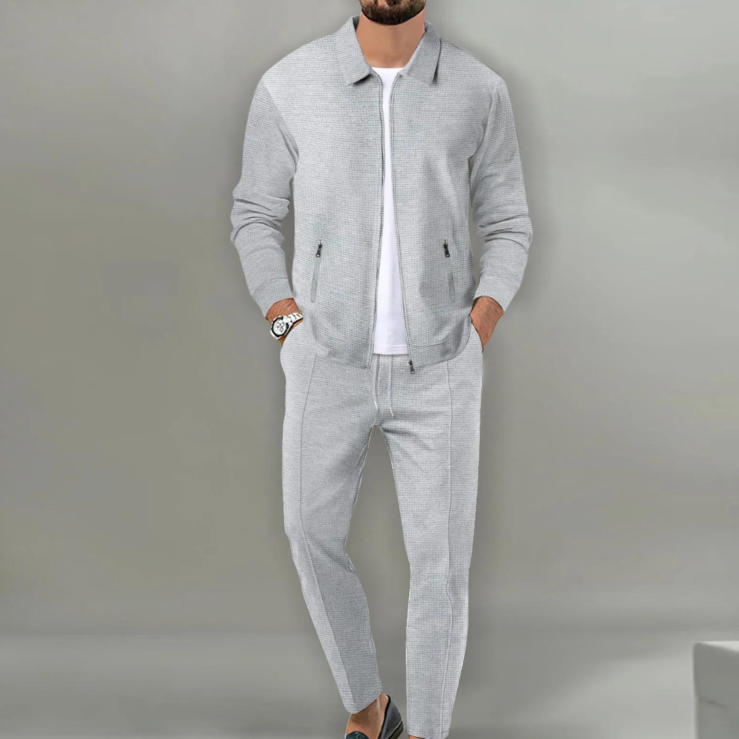 Heren 2-Delig Casual Pak – Trendy, Perfect Passend en Comfortabel