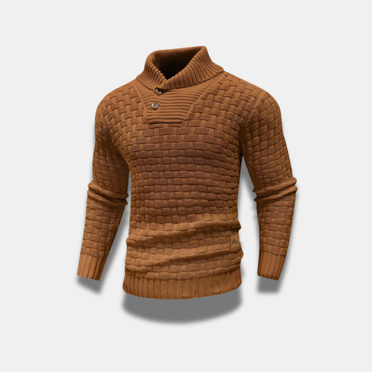 Heren Premium Trui met Hoge Hals – Stijlvolle Warmte en Comfort